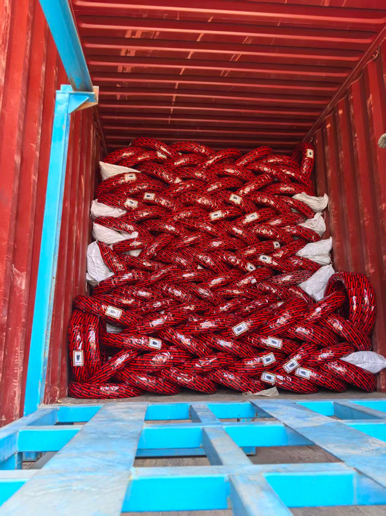Container loading before shipment